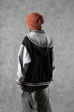 Load image into Gallery viewer, FACETASM×FRUIT OF THE LOOM STADIUM JACKET (BLACK)