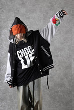 Load image into Gallery viewer, FACETASM×FRUIT OF THE LOOM STADIUM JACKET (BLACK)