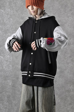 Load image into Gallery viewer, FACETASM×FRUIT OF THE LOOM STADIUM JACKET (BLACK)