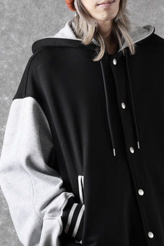 Load image into Gallery viewer, FACETASM×FRUIT OF THE LOOM STADIUM JACKET (BLACK)