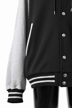 Load image into Gallery viewer, FACETASM×FRUIT OF THE LOOM STADIUM JACKET (BLACK)