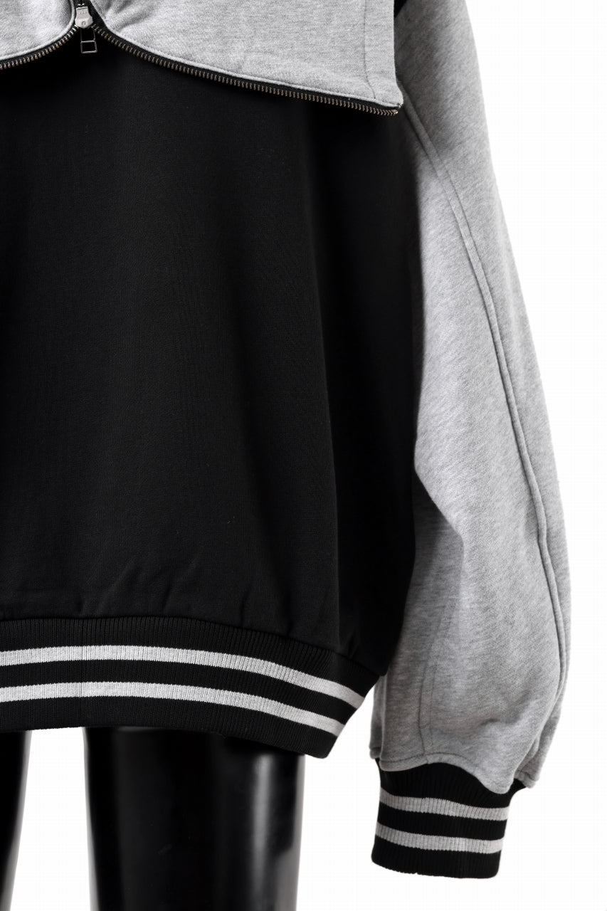 Load image into Gallery viewer, FACETASM×FRUIT OF THE LOOM STADIUM JACKET (BLACK)