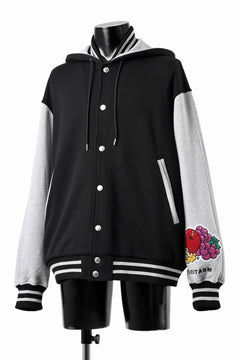 Load image into Gallery viewer, FACETASM×FRUIT OF THE LOOM STADIUM JACKET (BLACK)