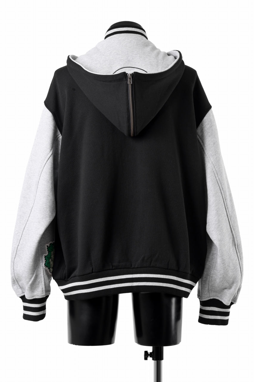 Load image into Gallery viewer, FACETASM×FRUIT OF THE LOOM STADIUM JACKET (BLACK)