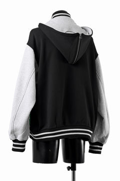 Load image into Gallery viewer, FACETASM×FRUIT OF THE LOOM STADIUM JACKET (BLACK)