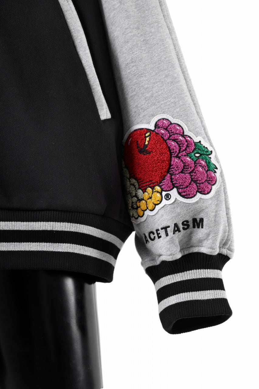 Load image into Gallery viewer, FACETASM×FRUIT OF THE LOOM STADIUM JACKET (BLACK)