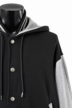 Load image into Gallery viewer, FACETASM×FRUIT OF THE LOOM STADIUM JACKET (BLACK)