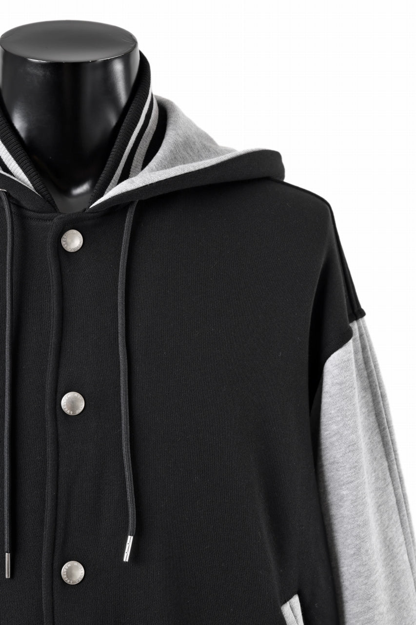 Load image into Gallery viewer, FACETASM×FRUIT OF THE LOOM STADIUM JACKET (BLACK)