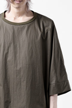 Load image into Gallery viewer, sus-sous atelier T / Lance 80/- cotton typewriter (OLIVE GREEN)