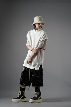 画像をギャラリービューアに読み込む, beauty : beast HIGH-NECK SLEEVELESS PULLOVER (WHITE)