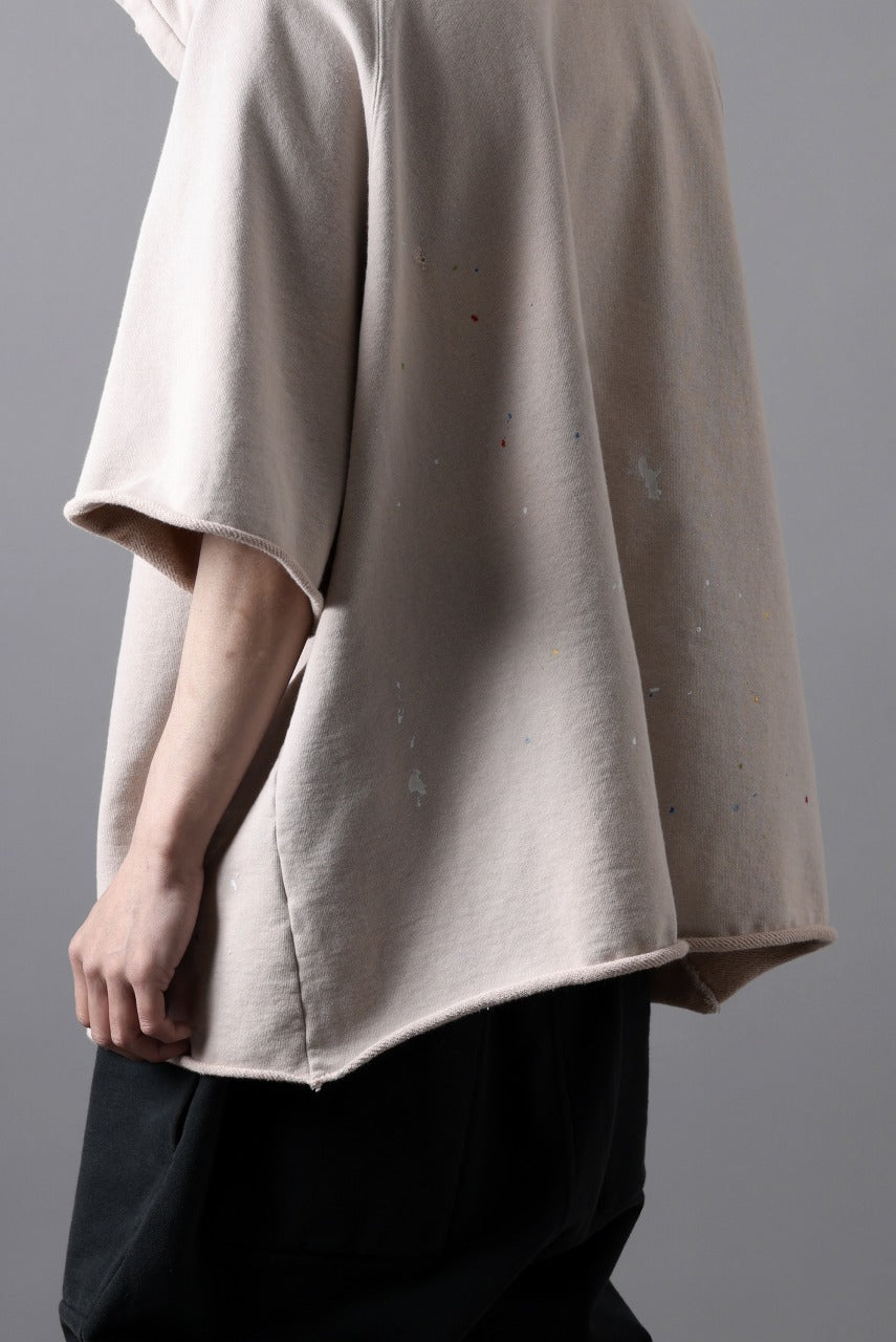 画像をギャラリービューアに読み込む, KATHARINE HAMNETT CUT OFF RAGLAN HOODIE / PENKI SPLASH (STONE)