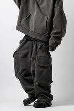 画像をギャラリービューアに読み込む, entire studios HEAVY GOCAR SWEAT PANTS (WASHED BLACK)