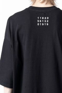 画像をギャラリービューアに読み込む, A.F ARTEFACT LOOSEY T-SHIRT / EMBROIDARY (BLACK)