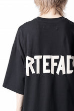 画像をギャラリービューアに読み込む, A.F ARTEFACT LOOSEY T-SHIRT / PRINT TYPE-A (BLACK)