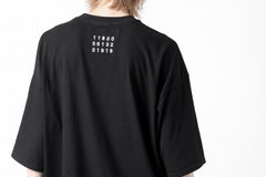 画像をギャラリービューアに読み込む, A.F ARTEFACT LOOSEY T-SHIRT / EMBROIDARY (BLACK)