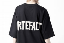 画像をギャラリービューアに読み込む, A.F ARTEFACT LOOSEY T-SHIRT / PRINT TYPE-A (BLACK)