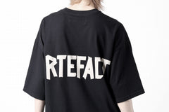 画像をギャラリービューアに読み込む, A.F ARTEFACT LOOSEY T-SHIRT / PRINT TYPE-A (BLACK)