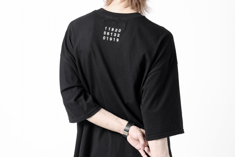 画像をギャラリービューアに読み込む, A.F ARTEFACT LOOSEY T-SHIRT / EMBROIDARY (BLACK)