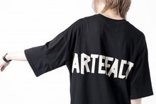 画像をギャラリービューアに読み込む, A.F ARTEFACT LOOSEY T-SHIRT / PRINT TYPE-A (BLACK)
