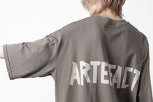 画像をギャラリービューアに読み込む, A.F ARTEFACT LOOSEY T-SHIRT / PRINT TYPE-A (G.BROWN)