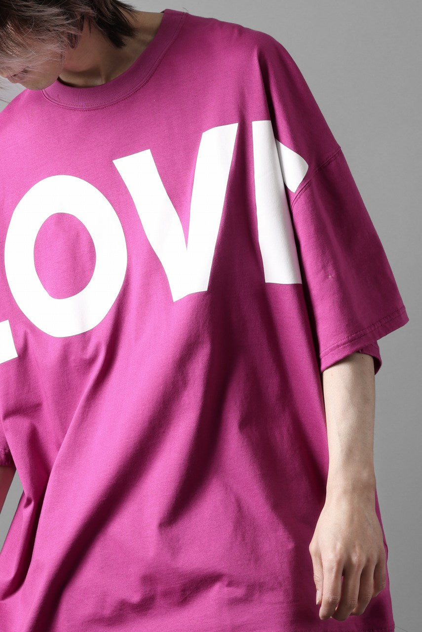画像をギャラリービューアに読み込む, KATHARINE HAMNETT OVER SIZED TEE / LOVE (PINK)