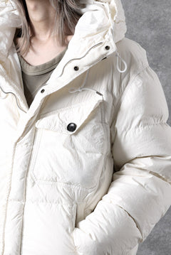 画像をギャラリービューアに読み込む, Ten c SURVIVAL DOWN JACKET / GARMENT DYED (WHITE)