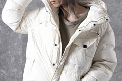 画像をギャラリービューアに読み込む, Ten c SURVIVAL DOWN JACKET / GARMENT DYED (WHITE)