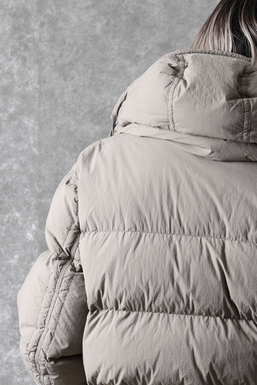 画像をギャラリービューアに読み込む, Ten c SURVIVAL DOWN JACKET / GARMENT DYED (ASH GRAY)