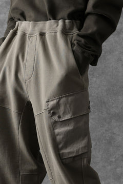 画像をギャラリービューアに読み込む, Ten c MULTI POCKET SNAP SWEAT PANTS / GARMENT DYED (ASH GRAY)