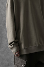 画像をギャラリービューアに読み込む, Ten c COTTON JERSEY SWEAT SHIRT / GARMENT DYED (ASH GRAY)