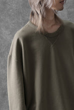 画像をギャラリービューアに読み込む, Ten c COTTON JERSEY SWEAT SHIRT / GARMENT DYED (ASH GRAY)