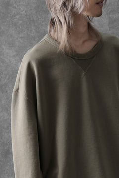 画像をギャラリービューアに読み込む, Ten c COTTON JERSEY SWEAT SHIRT / GARMENT DYED (ASH GRAY)