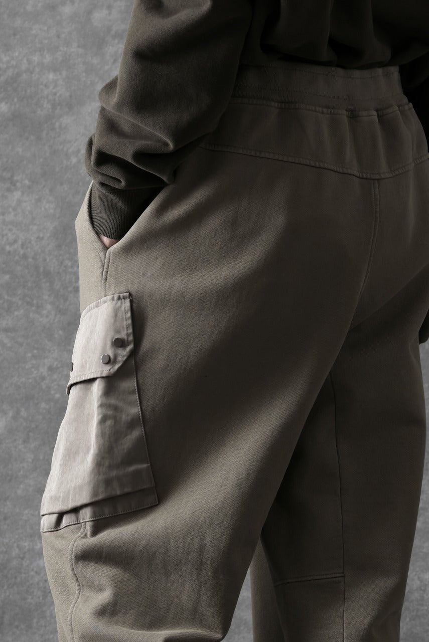 Load image into Gallery viewer, Ten c MULTI POCKET SNAP SWEAT PANTS / GARMENT DYED (ASH GRAY)