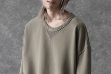 画像をギャラリービューアに読み込む, Ten c COTTON JERSEY SWEAT SHIRT / GARMENT DYED (ASH GRAY)