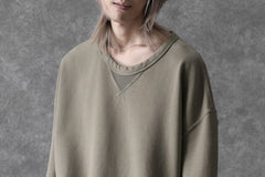 画像をギャラリービューアに読み込む, Ten c COTTON JERSEY SWEAT SHIRT / GARMENT DYED (ASH GRAY)