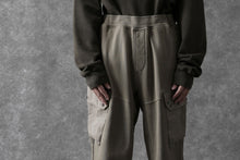 Load image into Gallery viewer, Ten c MULTI POCKET SNAP SWEAT PANTS / GARMENT DYED (ASH GRAY)