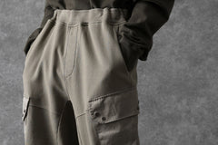 Load image into Gallery viewer, Ten c MULTI POCKET SNAP SWEAT PANTS / GARMENT DYED (ASH GRAY)