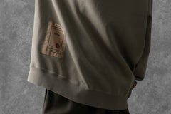 画像をギャラリービューアに読み込む, Ten c COTTON JERSEY SWEAT SHIRT / GARMENT DYED (ASH GRAY)