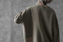 画像をギャラリービューアに読み込む, Ten c COTTON JERSEY SWEAT SHIRT / GARMENT DYED (ASH GRAY)