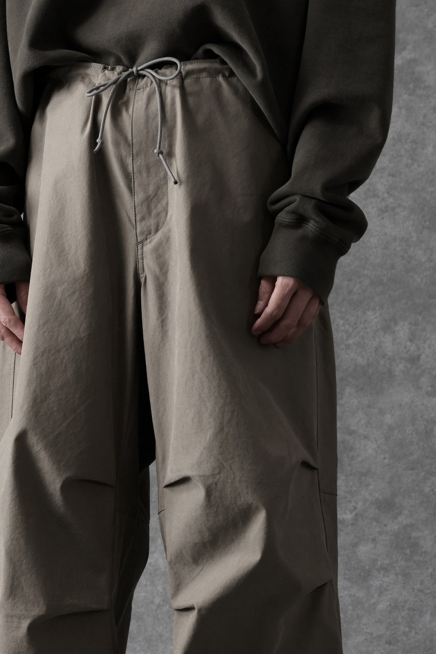 画像をギャラリービューアに読み込む, Ten c WIDE TROUSERS / GARMENT DYED (ASH GRAY)