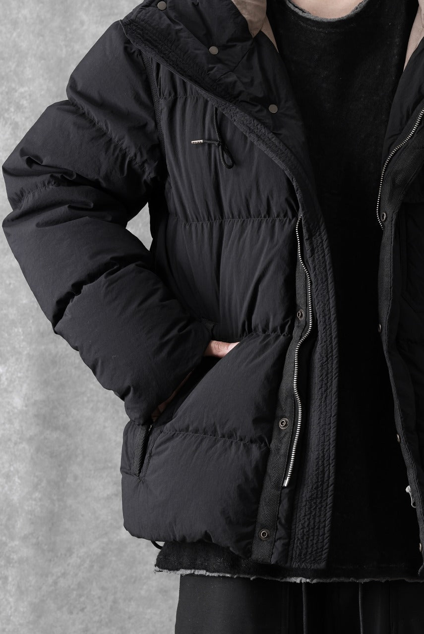 画像をギャラリービューアに読み込む, Ten c SURVIVAL DOWN JACKET / GARMENT DYED (BLACK)