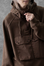 画像をギャラリービューアに読み込む, Ten c MULTI POCKET ZIP HOODIE / GARMENT DYED (BROWN)