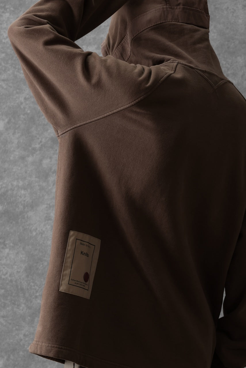 画像をギャラリービューアに読み込む, Ten c MULTI POCKET ZIP HOODIE / GARMENT DYED (BROWN)