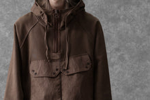 画像をギャラリービューアに読み込む, Ten c MULTI POCKET ZIP HOODIE / GARMENT DYED (BROWN)