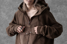 画像をギャラリービューアに読み込む, Ten c MULTI POCKET ZIP HOODIE / GARMENT DYED (BROWN)