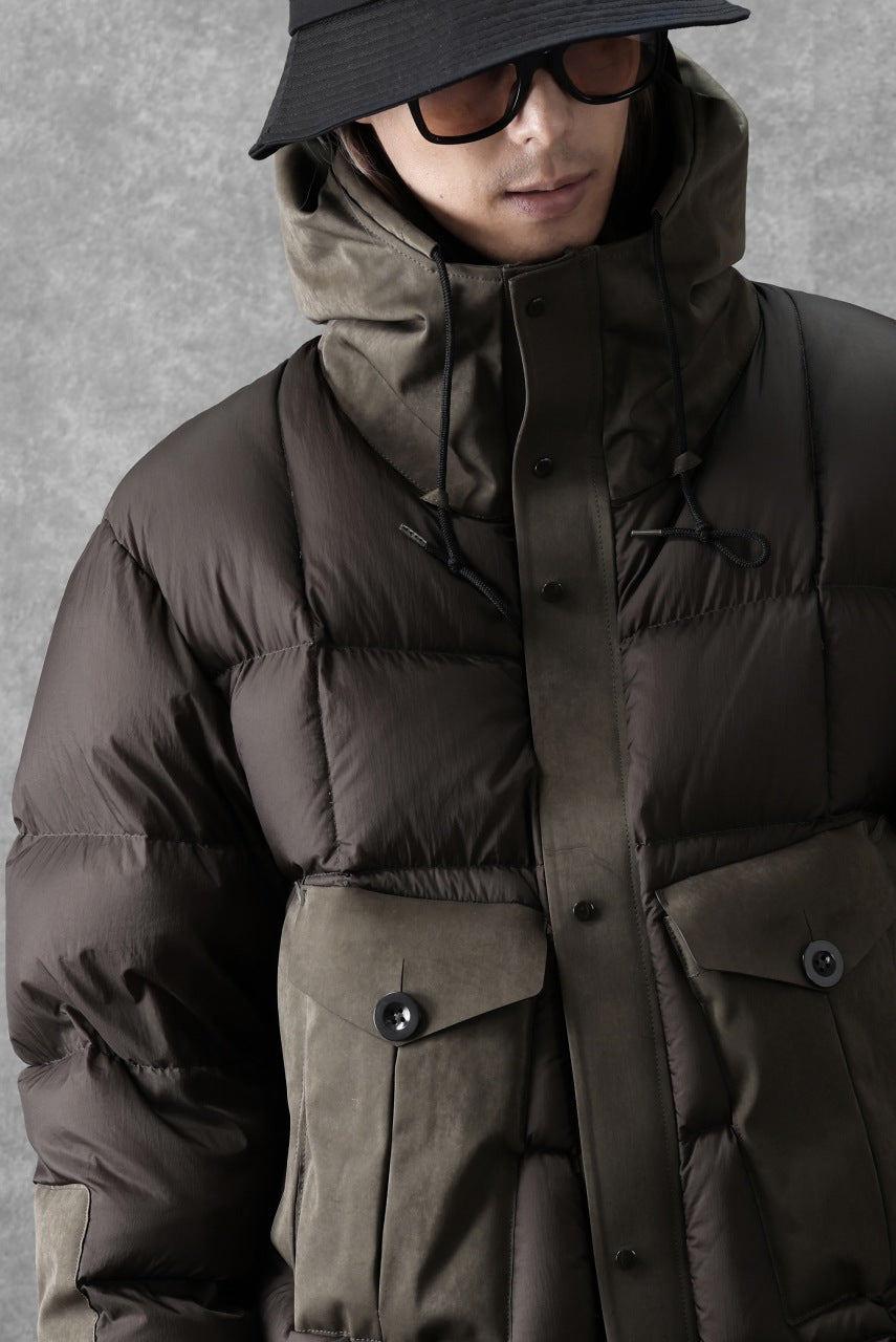 画像をギャラリービューアに読み込む, Ten c TEMPEST COMBO DOWN JACKET (DARK OLIVE)