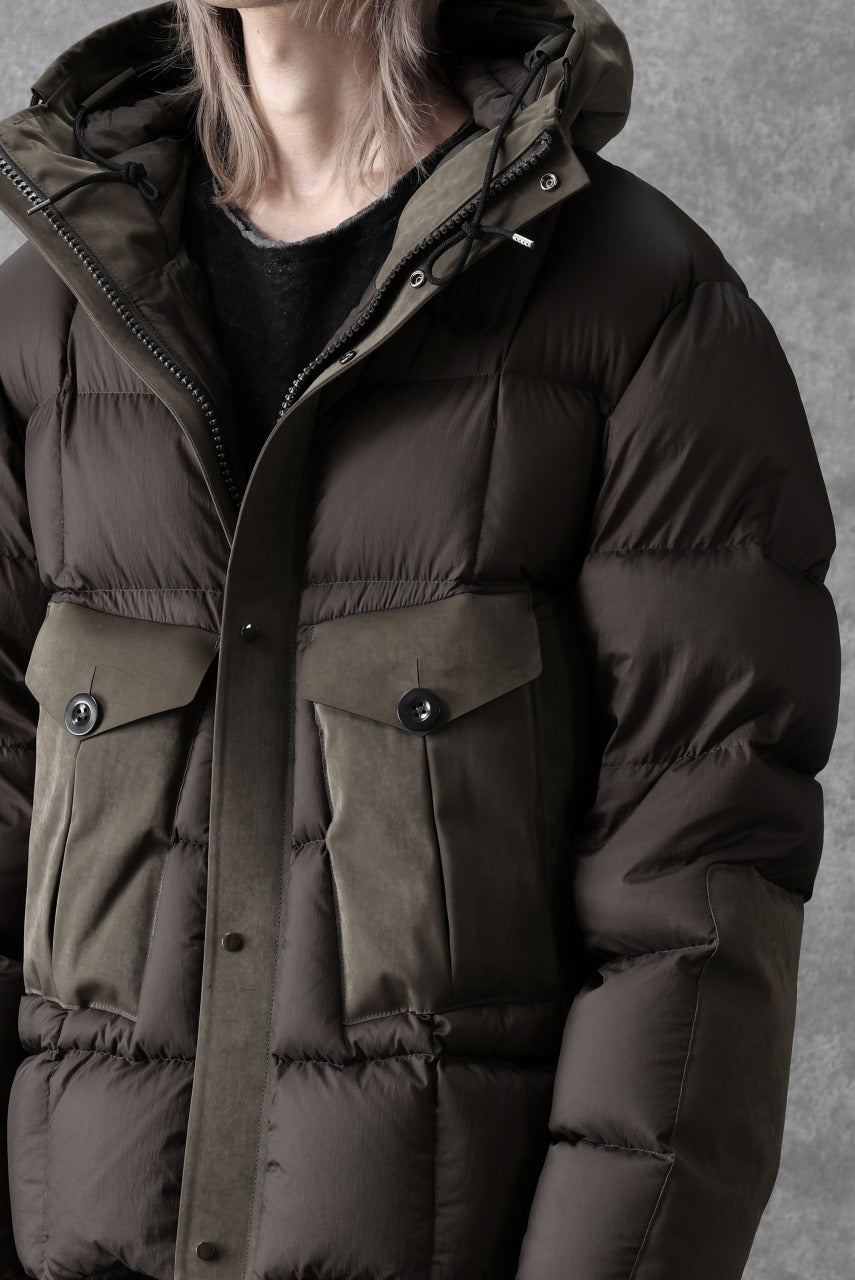 画像をギャラリービューアに読み込む, Ten c TEMPEST COMBO DOWN JACKET (DARK OLIVE)