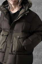 画像をギャラリービューアに読み込む, Ten c TEMPEST COMBO DOWN JACKET (DARK OLIVE)