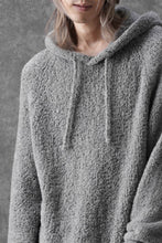 画像をギャラリービューアに読み込む, Ten c BOUCLE WOOL KNIT HOODIE (GRAY)
