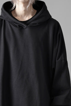 画像をギャラリービューアに読み込む, thom/krom EXTRA OVERSIZED FIT HOODIE / ELASTIC COTTON SWEAT (BLACK)